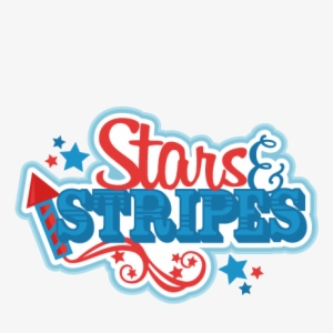 Patriotic Stars Png Stars & Stripes Title Svg Scrapbook - Stars And Stripes Images Clip Art