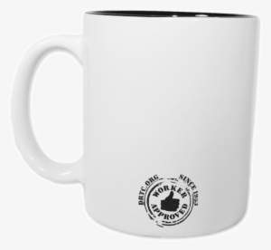 Back Of Latitude/longitude Mug, With The Worker Approved - Geographic Coordinate System