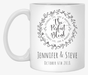 Personalized Perfect Blend Love And Marriage White - Makes Planet Great Again