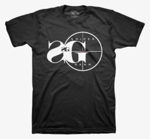 Sniper Gang Logo Blk - Designer T Shirt
