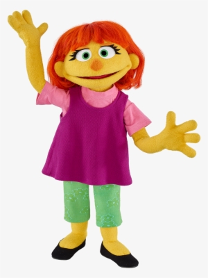 Julia's Arrival To Sesame Street Is Part Of An Ongoing - Elmo