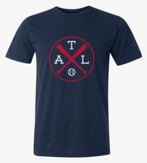 Atl Crossed Baseball Bats T-shirt - Shirt