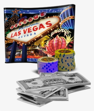 Casino Background Chips Fun Money - Welcome To Las Vegas Sign