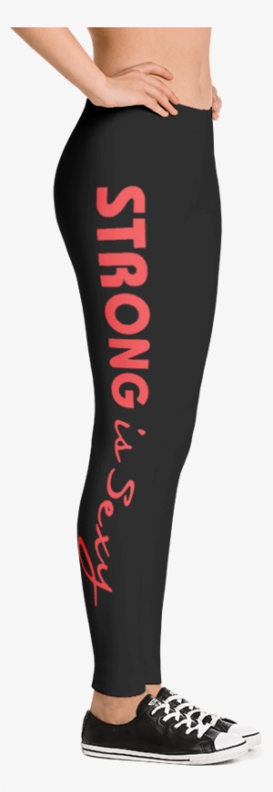 strong is sexy leggings - gear fuel strong is the new skinny pink splash - active
