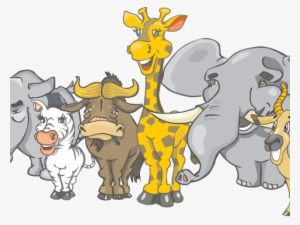 Safari Animals Clipart - African Animals Cartoon Png