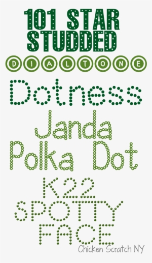 March Font Collection - Font Polkadot
