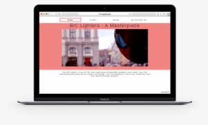 Website Bic Lighters - Netbook