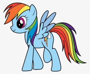 My Little Pony Friendship Is Magic Clip Art Image - Pony Rainbow Dash Coloring Page