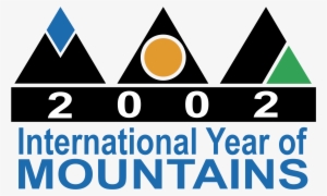 2002 International Year Of Mountains Logo Png Transparent - International Year Of Mountains