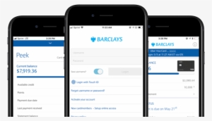 Screen Images Of The Barclays Us Mobile App - Barclays