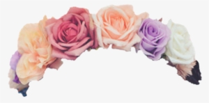 Flowers Flower Floral Crowns Crown Roses Rose - Flower Crown White Background