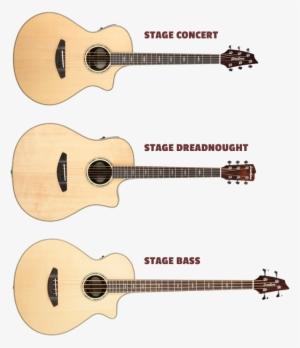 The Stage Series Is Available In A Concert, Dreadnought,