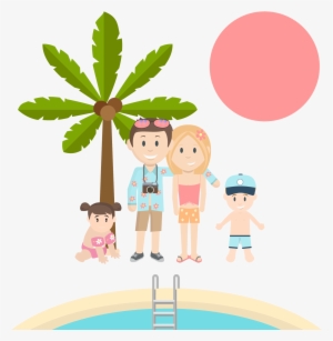 Travel Insurance Clipart Child Holiday - Palm Trees