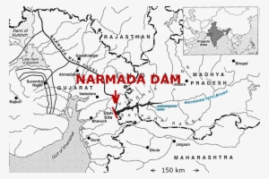 Map Of Narmada Dam - Map Of Narmada River