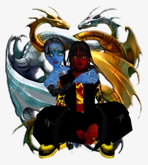 Nubian King And Queen - Dragons