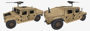 Hummer H1 In Military Version With M-60 Turret - Hummer H1 Military Version