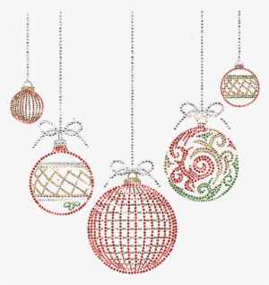 S4686-reg<br>green, Red, Gold & Clear Xmas Ornaments - Christmas Day