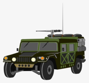 Humvee Hummer H1 Hummer H2 Sut Car - Car With Machine Gun Png