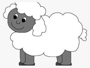 lamb clipart small sheep - sheep clipart with black background
