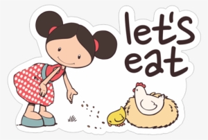 Let's Eat - Cartoon