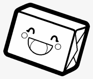 Sugar Cube Coloring Page - Terron De Azucar Dibujo