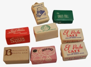 Advertising Wrapped Sugar Cube Set Of - Box