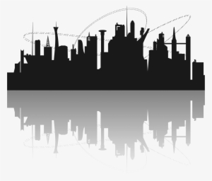 City Silhouette Futuristic - Silhouette New York City Sky Line