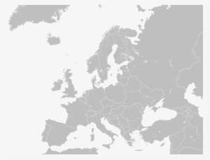 Blank Map Of Europe - Islandia Ubicación En El Mapa