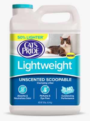 Up To 50% Lighter Flushable Clumping Litter With No - Cats Pride Cat Litter, Scoopable - 20 Lb