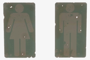 Fo4 Restroom Signs - Wood