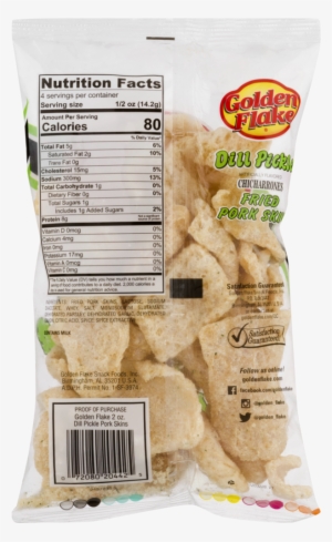 Golden Flake Pork Rinds, Dill Pickle - Thinslim Foods Cloud Cakes Cinnamon, 2pack