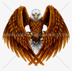 Outstreched Eagle - Cafepress Eagle2 Png Sticker Square Bumper Car Decal