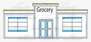 Grocery Store Building - Building