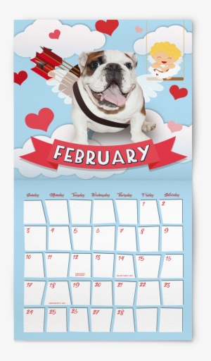 2019 English Bulldog Hanging Wall Calendar