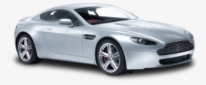Aston Martin V8 Vantage White Car Png Image