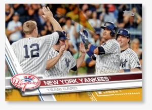 New York Yankees 2017 Topps Baseball Series 1 Team - 2017 Ny Yankees Team