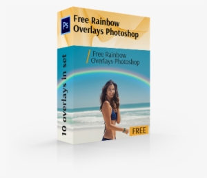 Rainbow Overlay Photoshop Free Cover Box - Adobe Photoshop