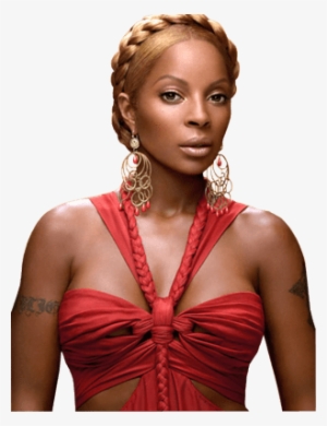 Mary J Blige Red Dress Png - Marie J Blige Without You
