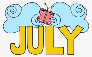 June July Clipart - July Month Clip Art