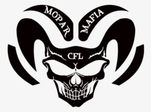Cfl Mopar Mafia Ram Head Decal - Logos And Uniforms Of The New York Giants