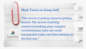 Mark Twain Quote On Doing Stuff - Vergesslich? Nicht Mit Dieser Erinnerungshilfe!