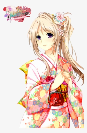 Kimono Girl 6 By Nunnallyrey - Anime Girls Wearing Kimono