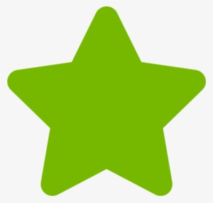 Solid Line - Green Star Clip Art