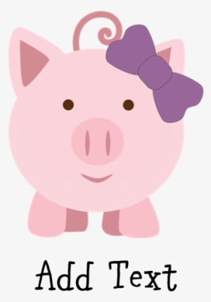Favorite - Cafepress Customizable Cute Girl Pig Tile Coaster