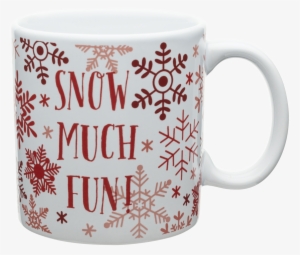 Hd Red Snowflake Mug - Mug