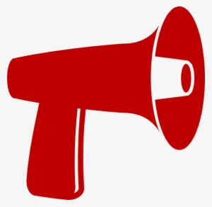 Collection Of Small Megaphone Cliparts - Red Megaphone Clipart Png