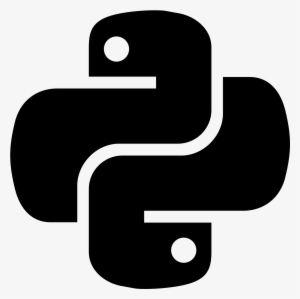 This Logo Has Two Intersecting Snakes That Are Geometric - Python Icon