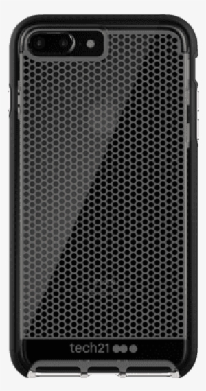 Back - Tech21 Evo Mesh Case For Iphone 7 (black)