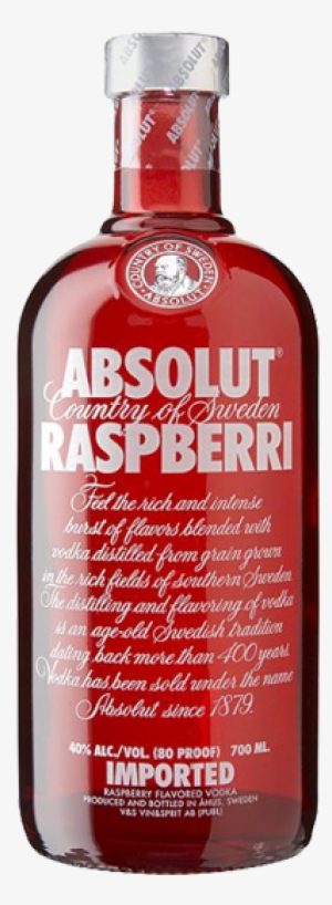 Absolut - Absolut Vodka Raspberry Bottle
