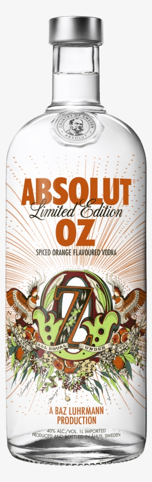 Absolut Oz Spiced Orange Vodka 1l - Absolut Mango Flavoured Vodka